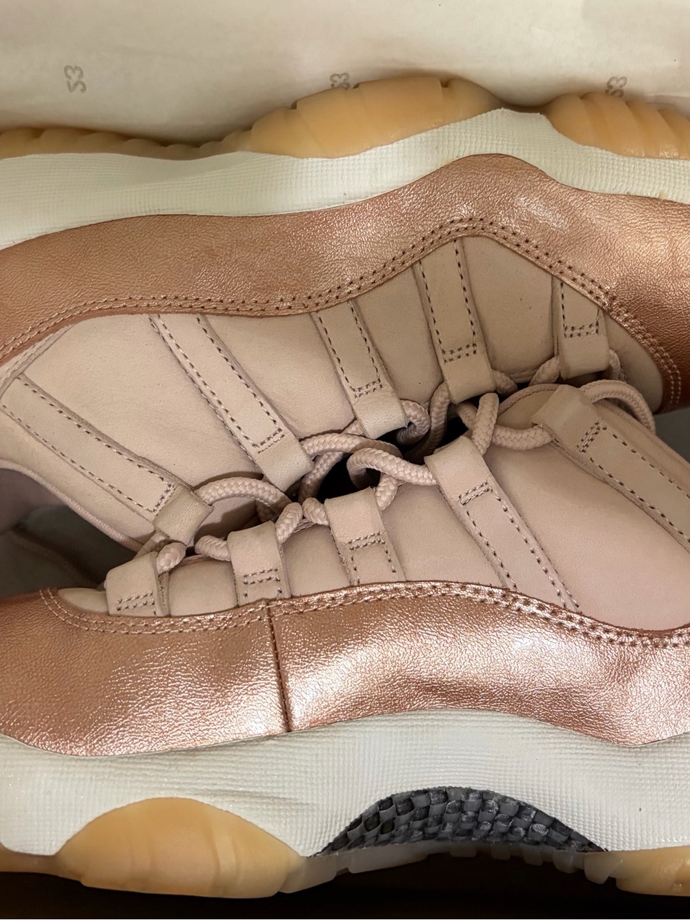 Air Jordan 11 Retro Low Rose Gold Women's size 9